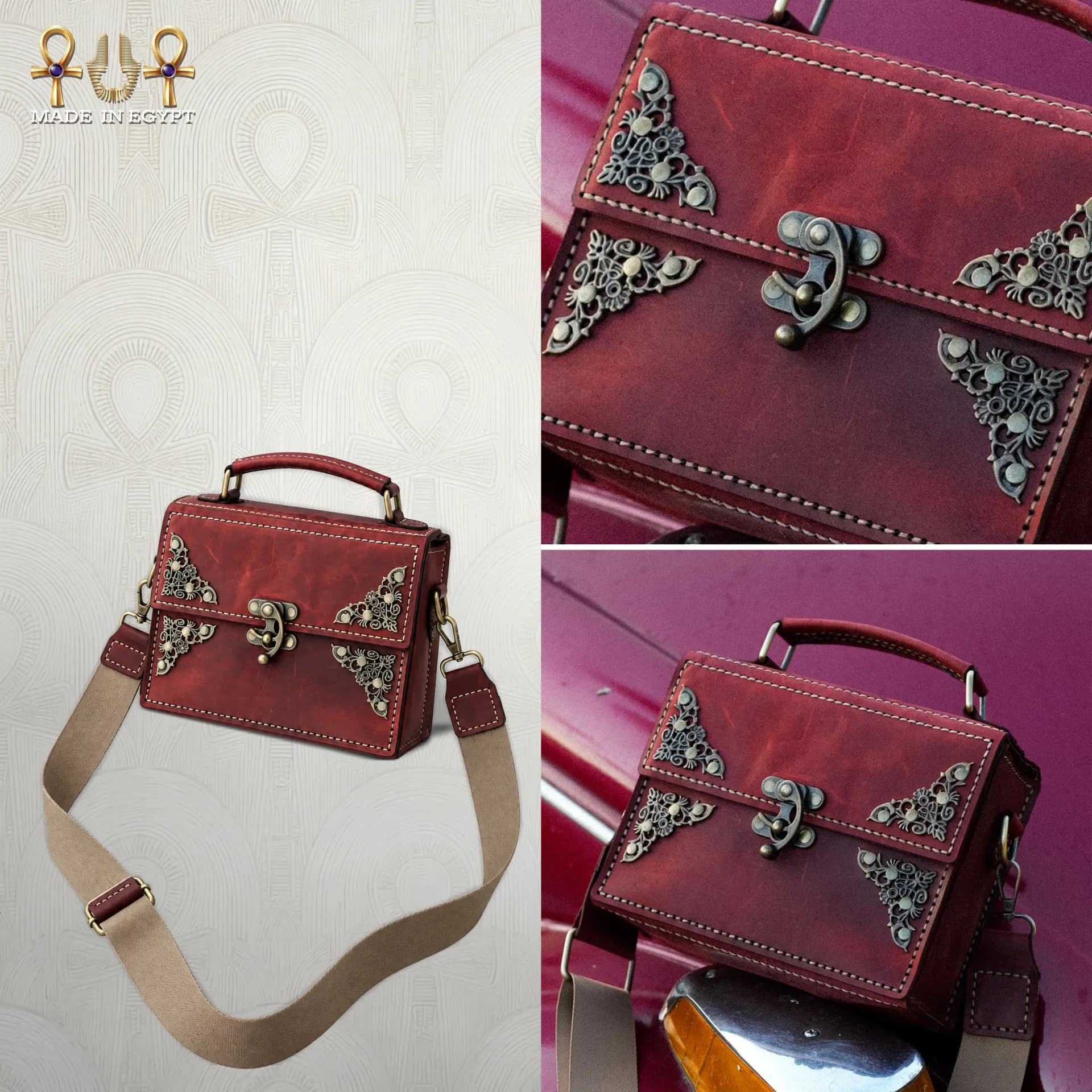 ATIQA BAG Limited Edition Genuine leather